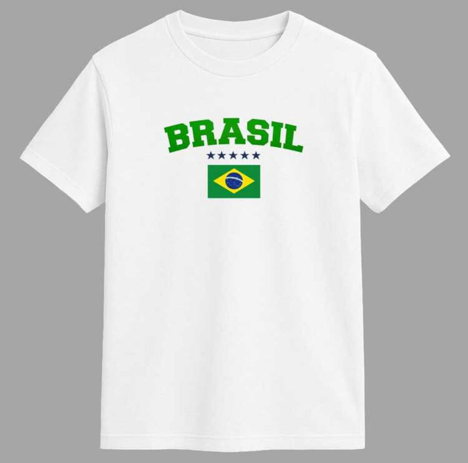 Camisa infantil Brasil