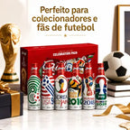 Kit Budweiser Celebration 6 unidades 330ml garrafas alumínio Edição Limitada