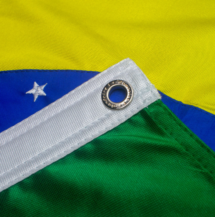Bandeira Oficial do Brasil - Modelo Bordada Dupla-Face
