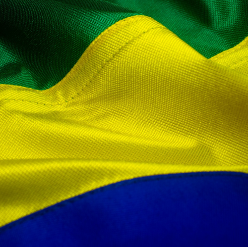 Bandeira Oficial do Brasil - Modelo Bordada Dupla-Face