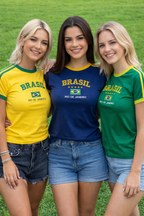 Kit 3 croppeds Brasil Rio de Janeiro (Promoção)