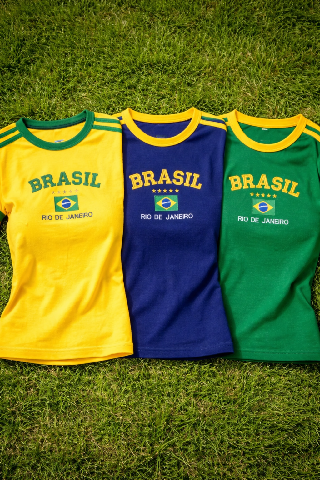 Kit 3 croppeds Brasil Rio de Janeiro (Promoção)