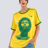 Camisa Oversized Brasil Djavan Unissex - Edição limitada