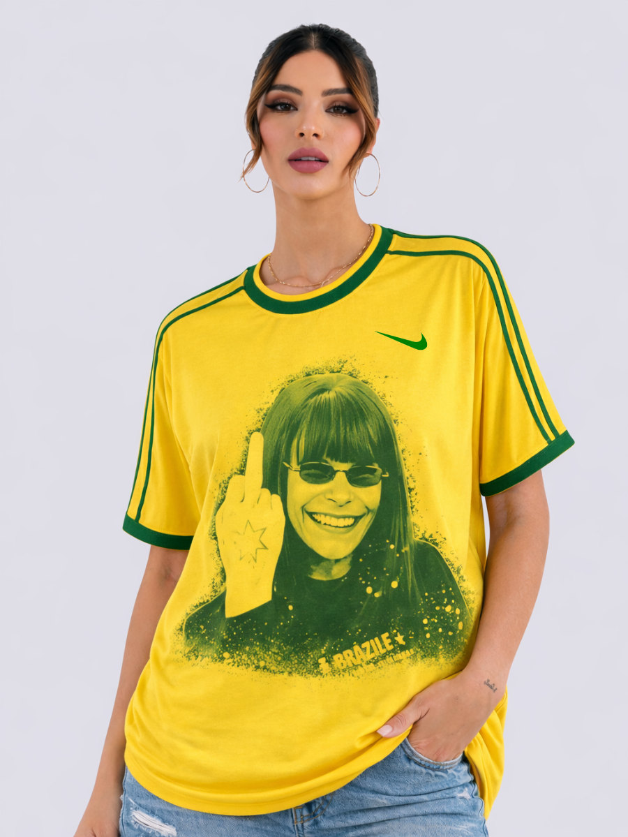 Camisa Oversized Unissex Brasil Rita Lee - Edição limitada
