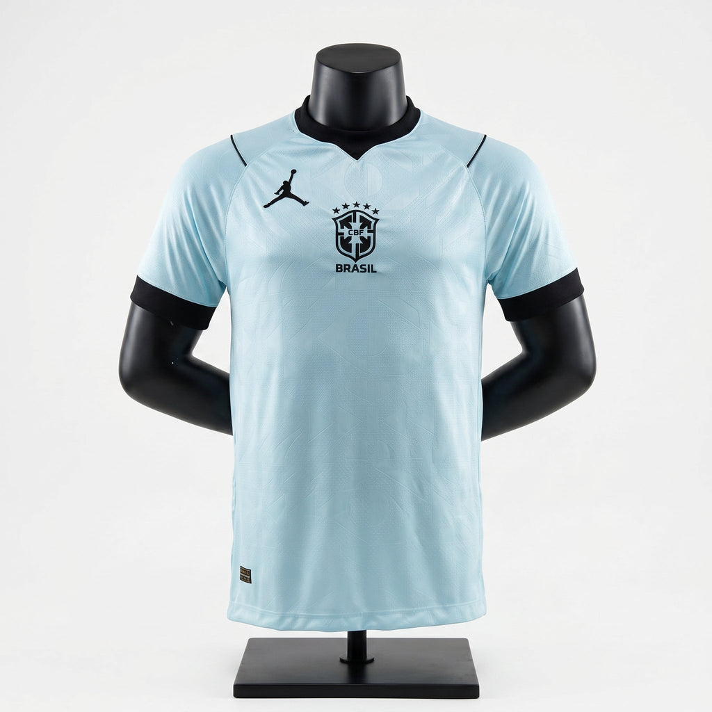 Camisa Torcedor Brasil Masculina 2026 Azul Claro