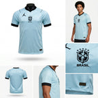 Camisa Torcedor Brasil Masculina 2026 Azul Claro