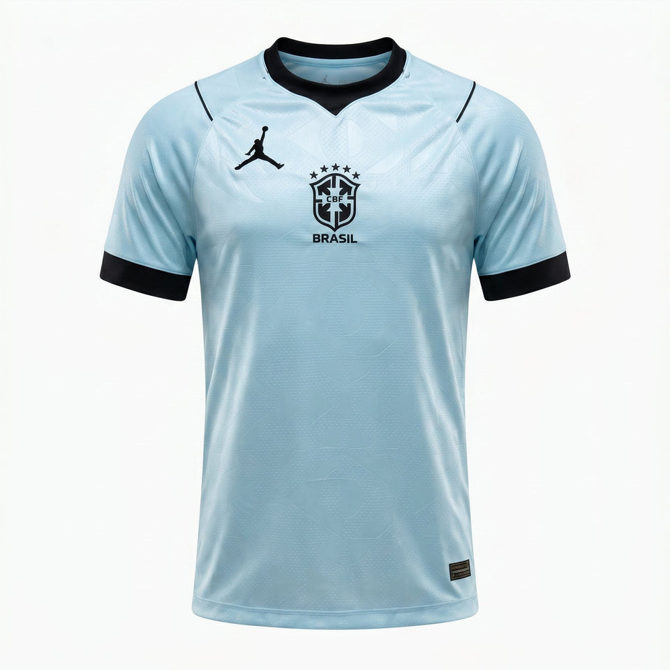 Camisa Torcedor Brasil Masculina 2026 Azul Claro