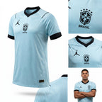 Camisa Torcedor Brasil Masculina 2026 Azul Claro