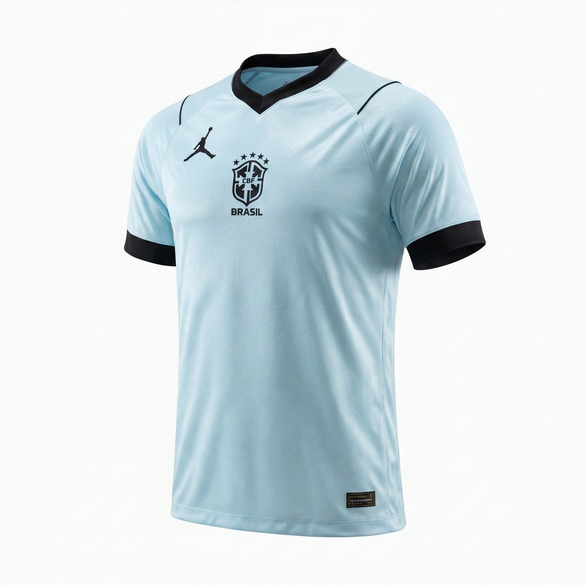 Camisa Torcedor Brasil Masculina 2026 Azul Claro