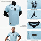 Camisa Torcedor Brasil Masculina 2026 Azul Claro