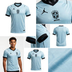 Camisa Torcedor Brasil Masculina 2026 Azul Claro