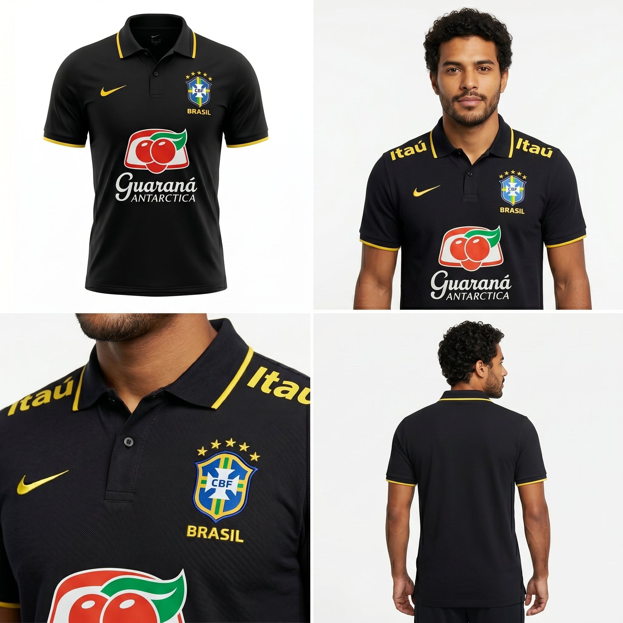 Camisa Torcedor Polo Brasil Premium 2026