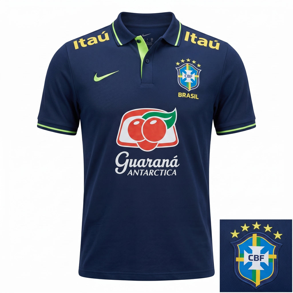 Camisa Torcedor Polo Brasil Premium 2026