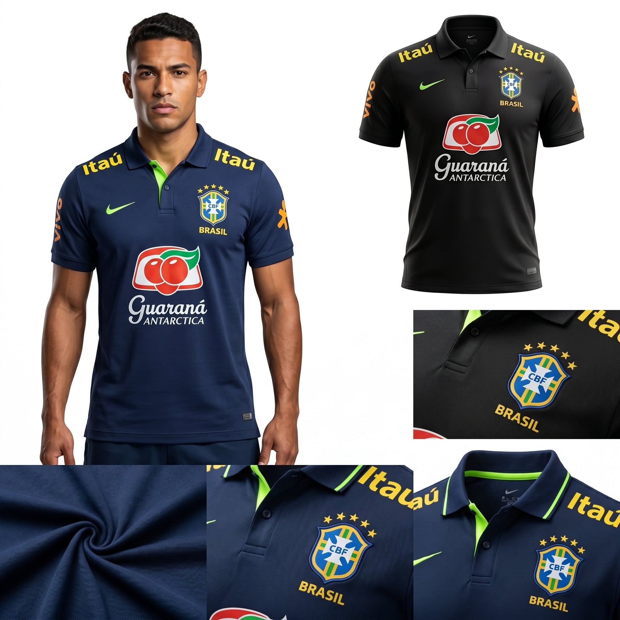 Camisa Torcedor Polo Brasil Premium 2026