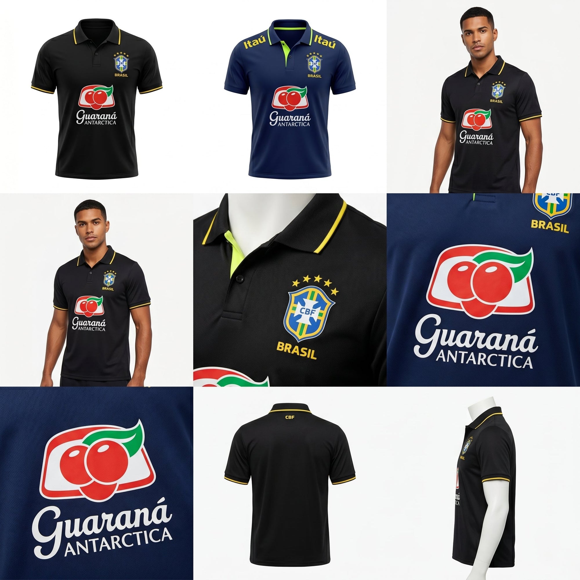 Camisa Torcedor Polo Brasil Premium 2026