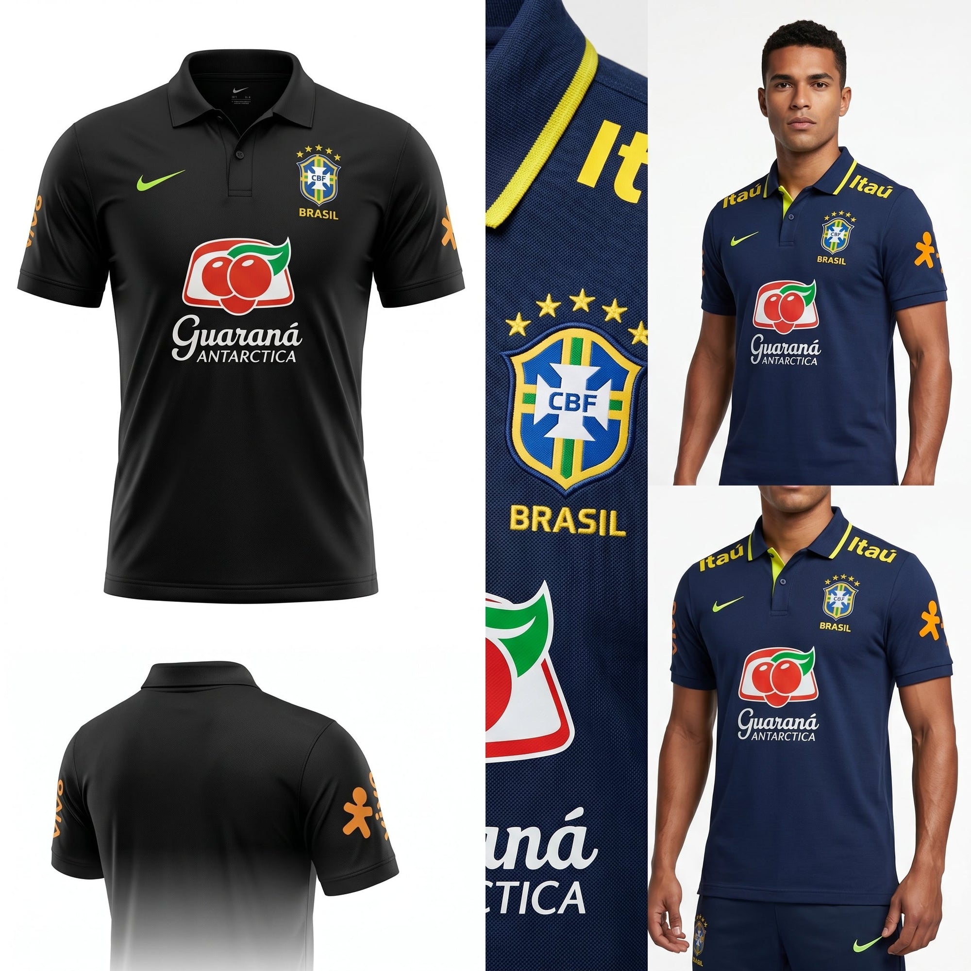 Camisa Torcedor Polo Brasil Premium 2026