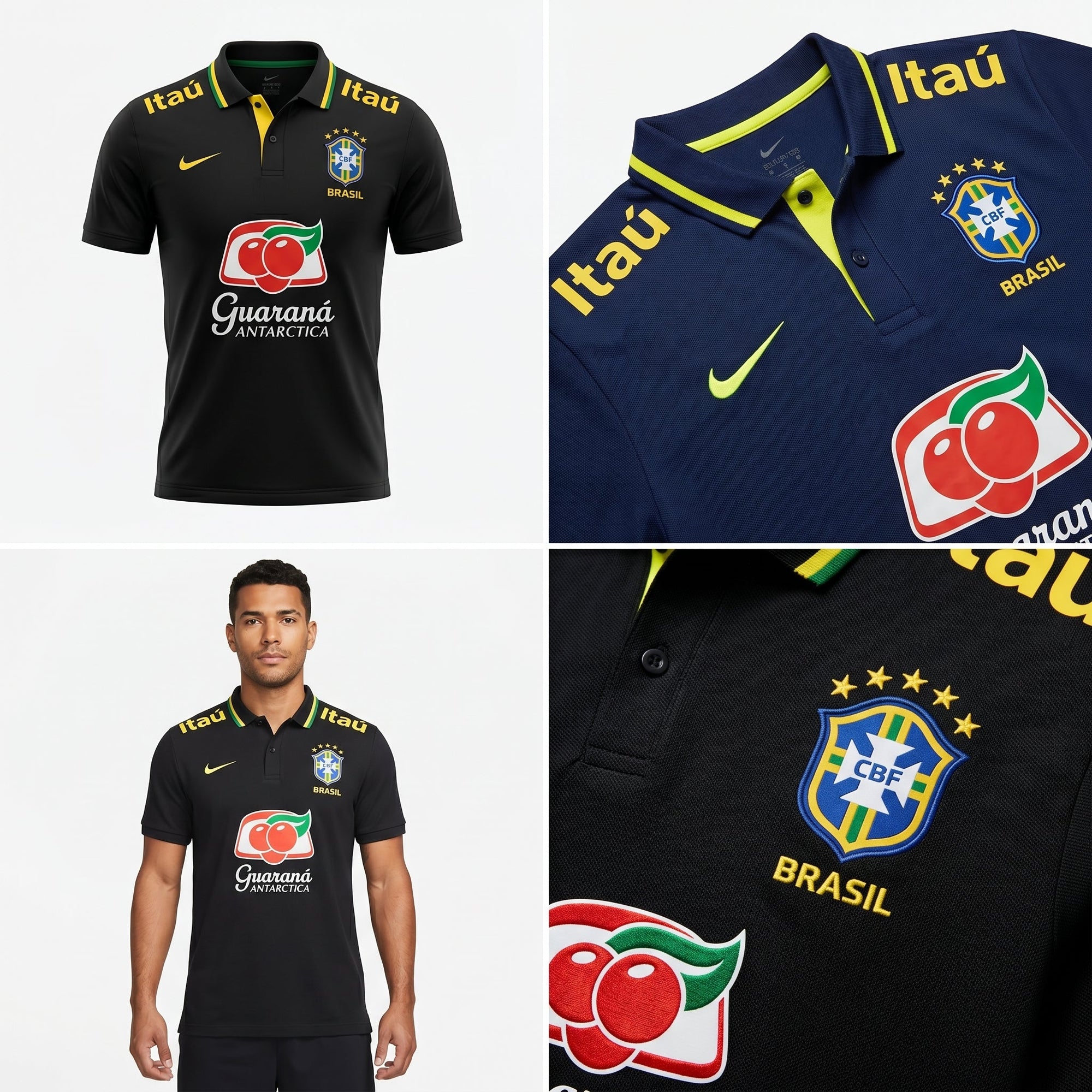 Camisa Torcedor Polo Brasil Premium 2026