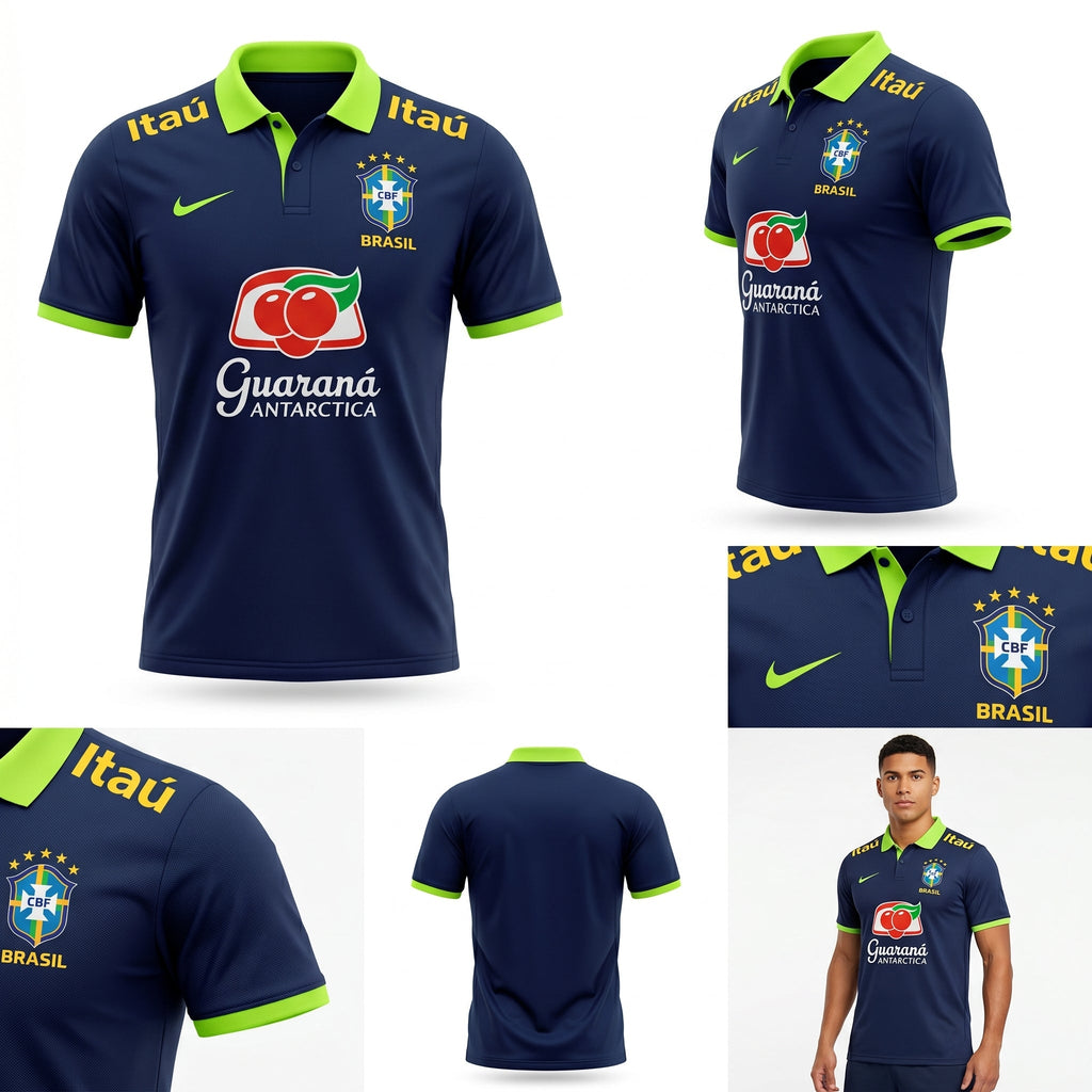 Camisa Torcedor Polo Brasil Premium 2026