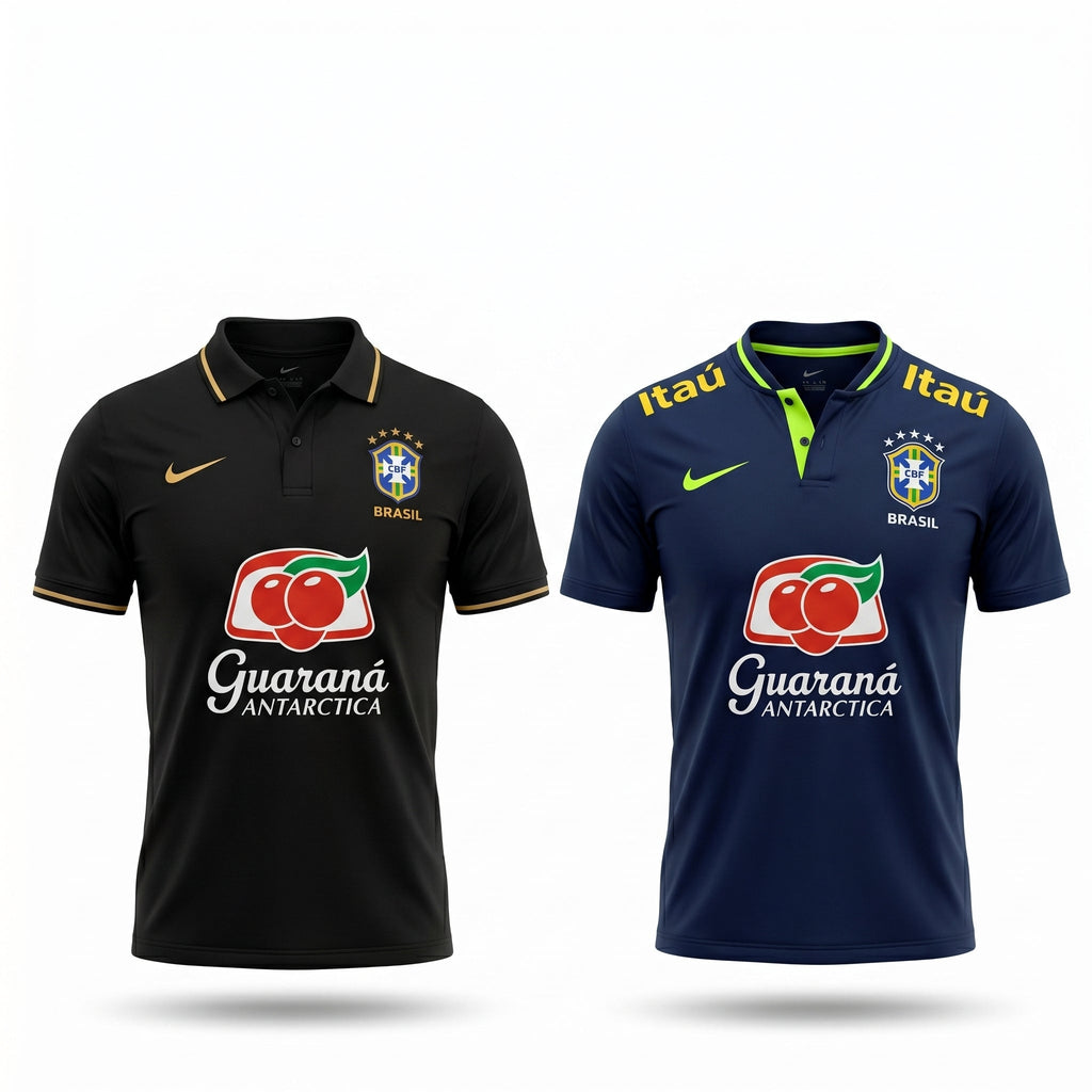 Camisa Torcedor Polo Brasil Premium 2026