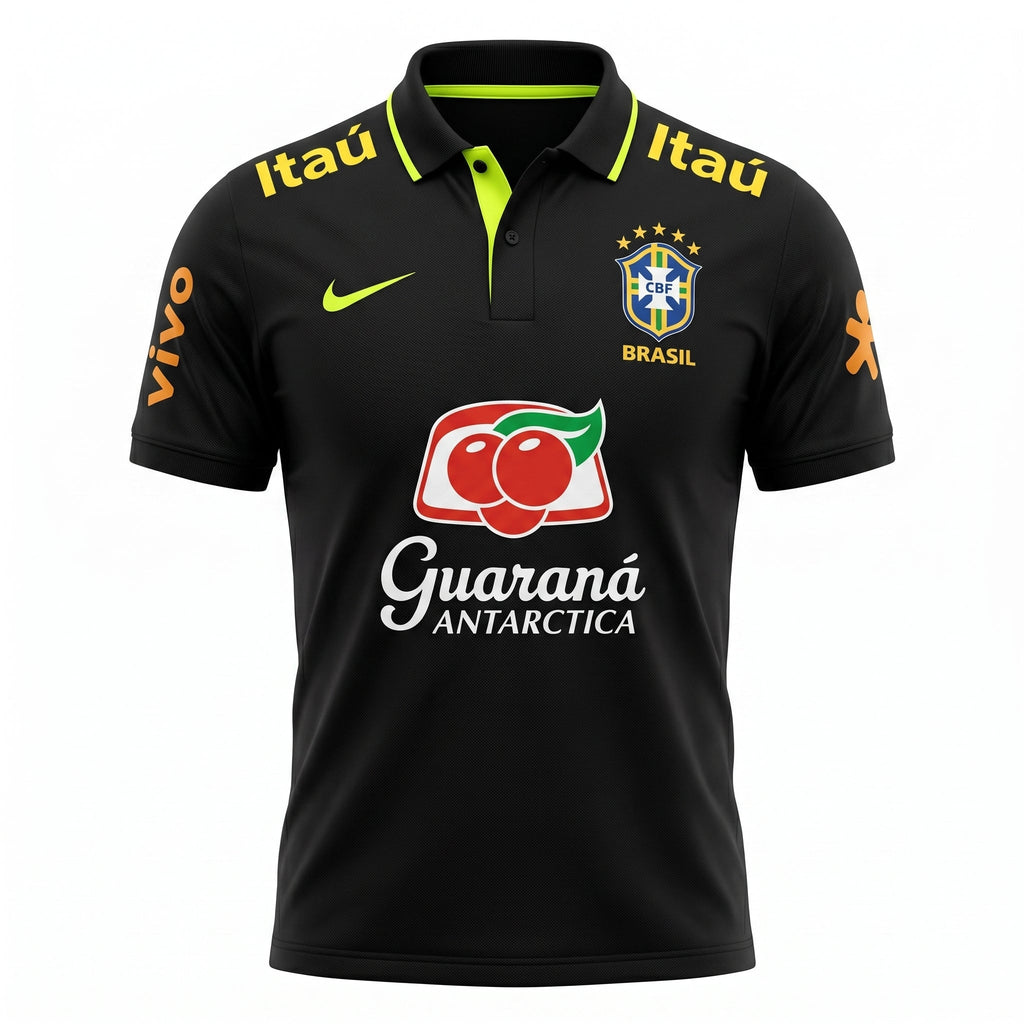 Camisa Torcedor Polo Brasil Premium 2026