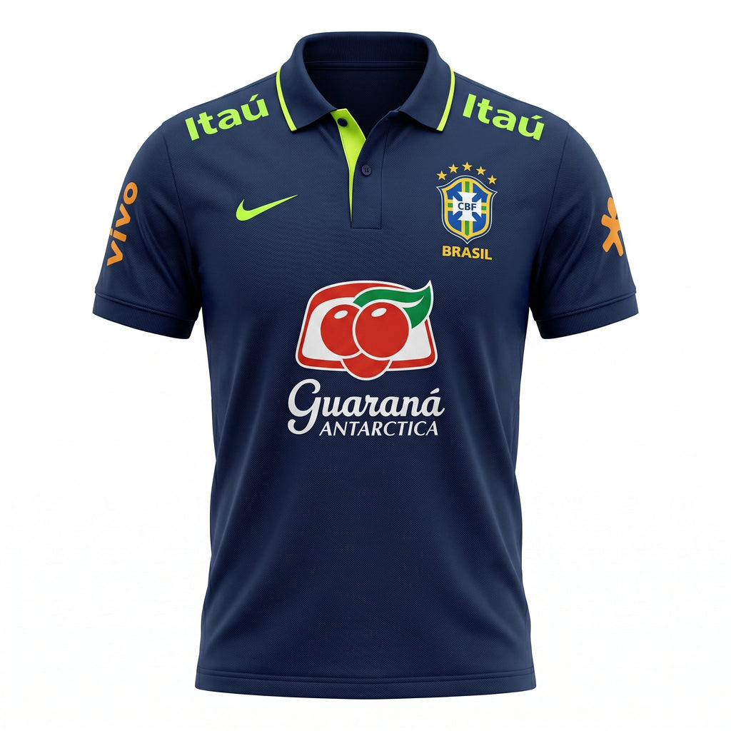 Camisa Torcedor Polo Brasil Premium 2026
