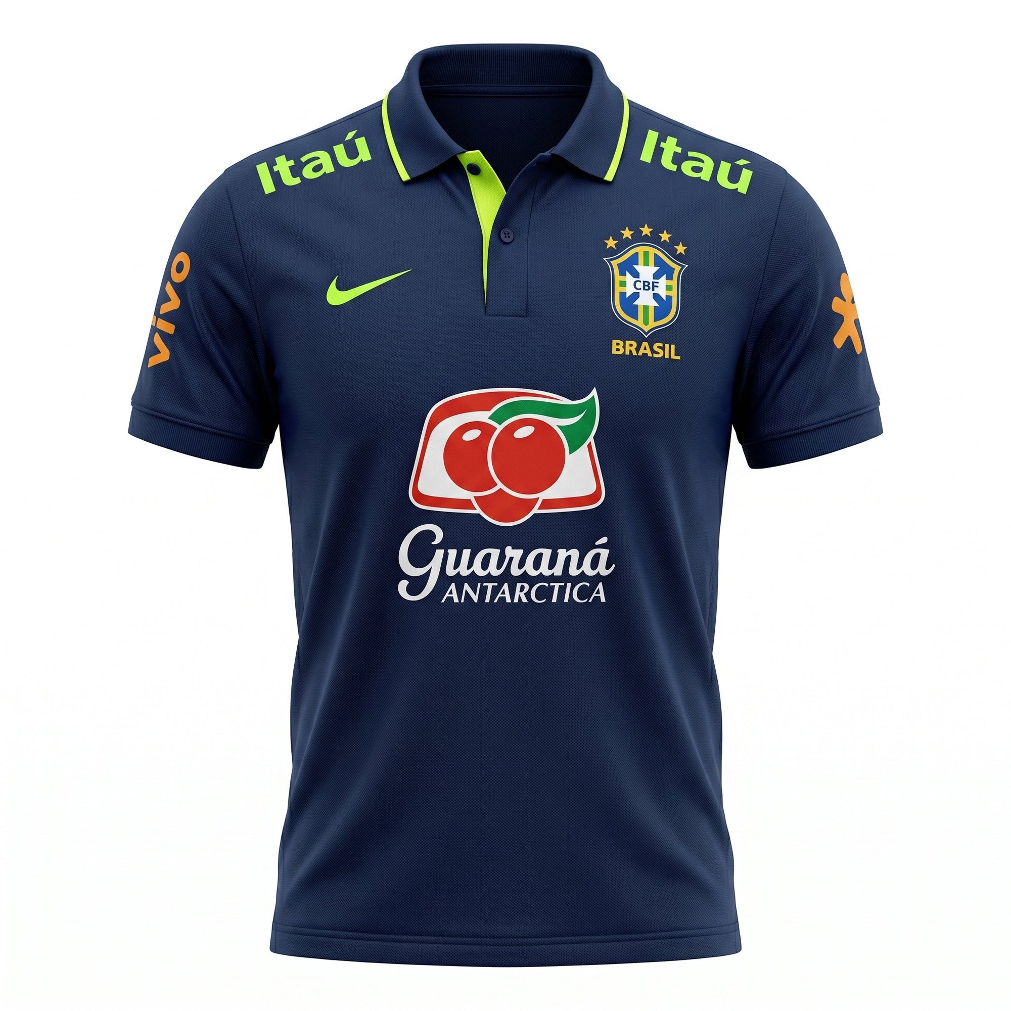 Camisa Torcedor Polo Brasil Premium 2026