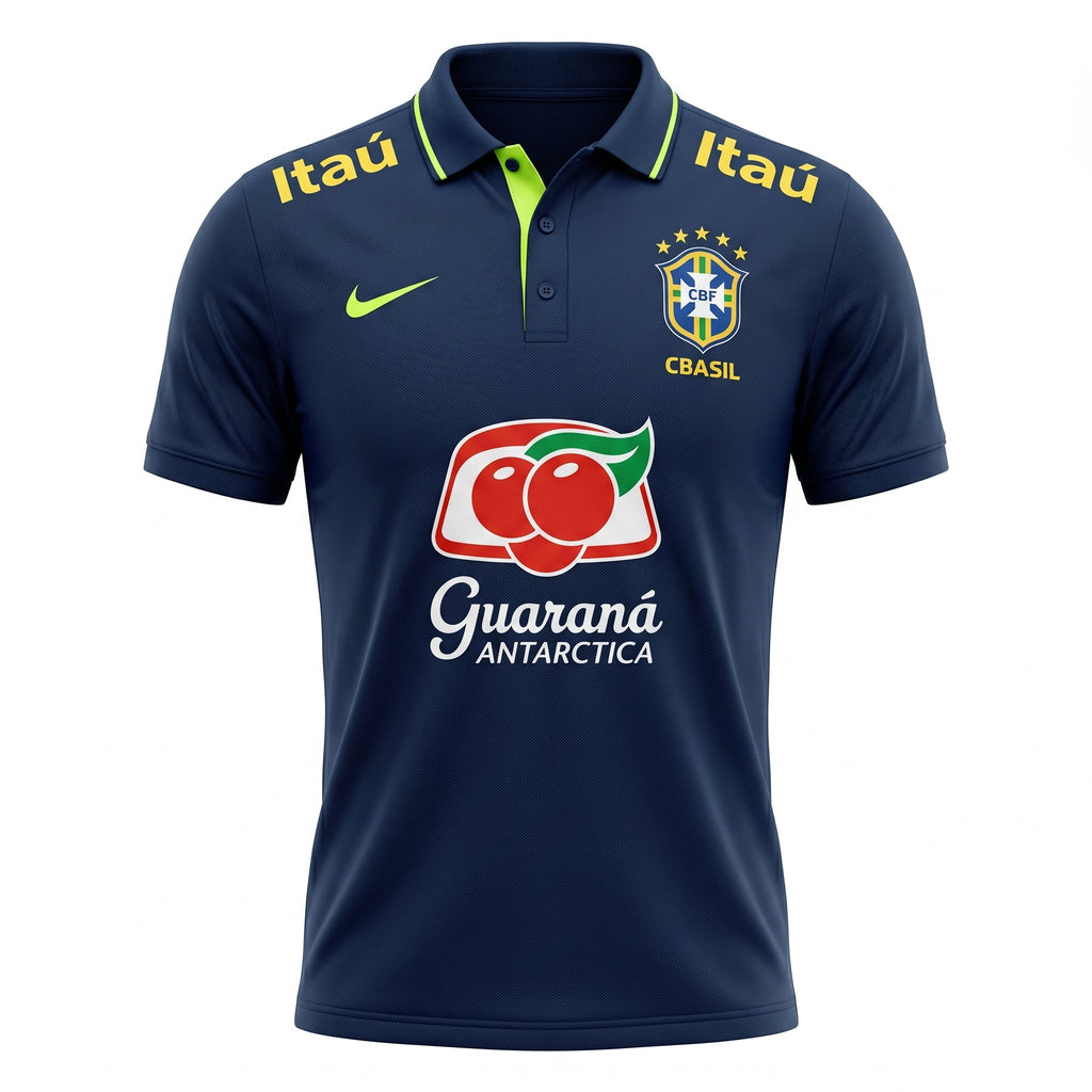 Camisa Torcedor Polo Brasil Premium 2026