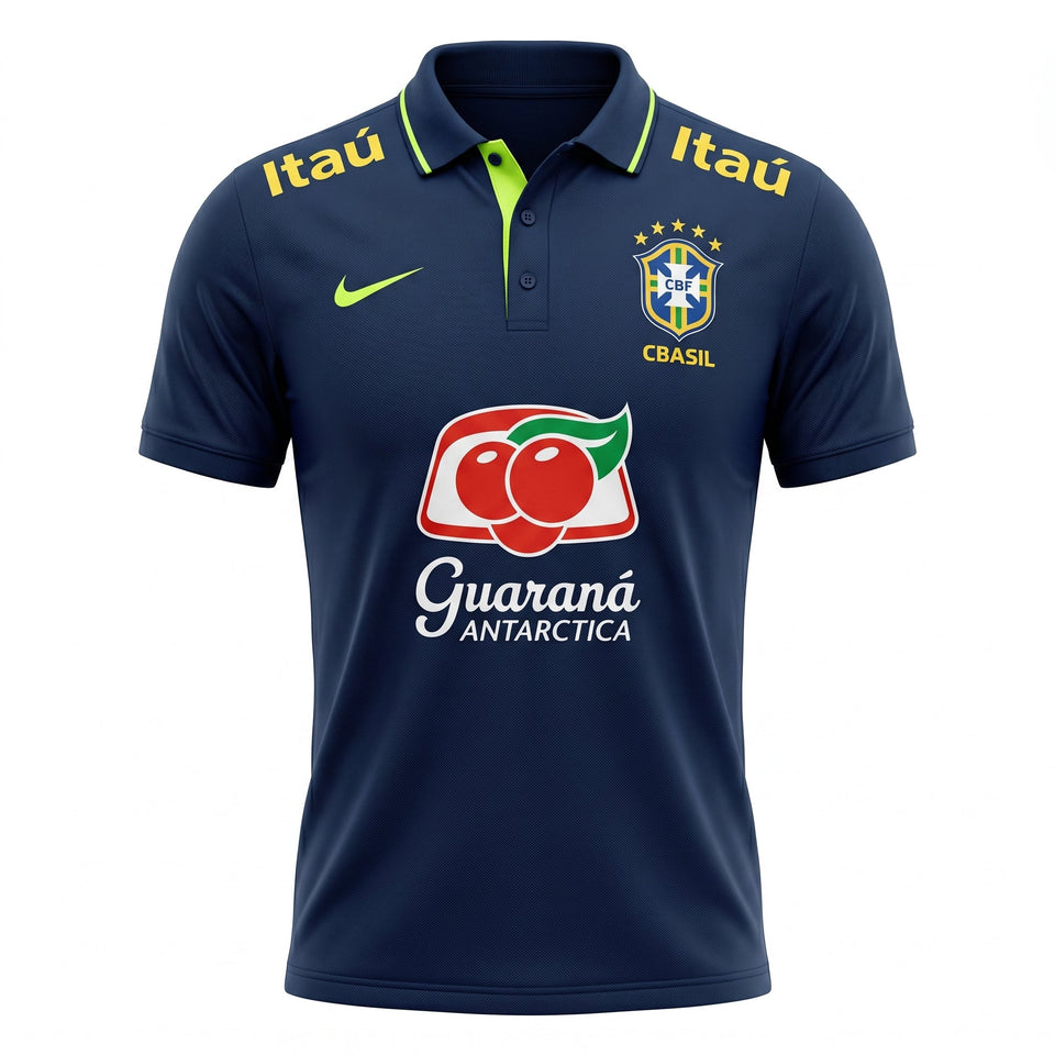 Camisa Torcedor Polo Brasil Premium 2026