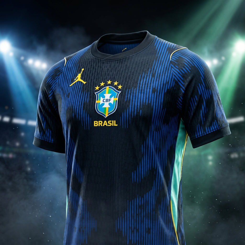 Camisa Brasil 2026 Azul Premium Torcedor