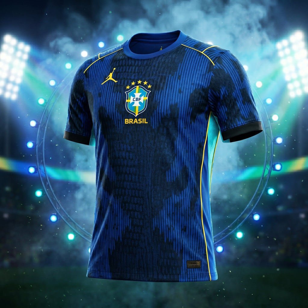 Camisa Brasil 2026 Azul Premium Torcedor