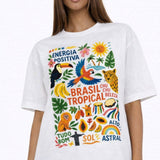 Blusa Brasil Tropical