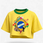 Cropped Brasil Oversized