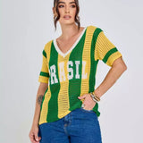 Camisa Brasil Tricot