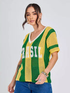Camisa Brasil Tricot