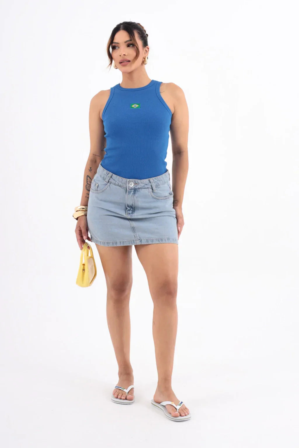 Regata Brasil azul