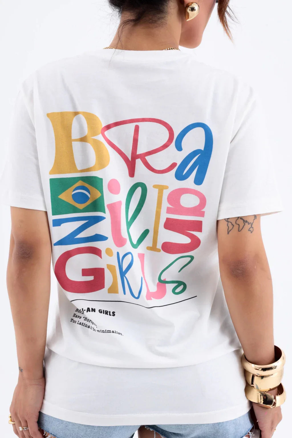 Camiseta Brasil Cores