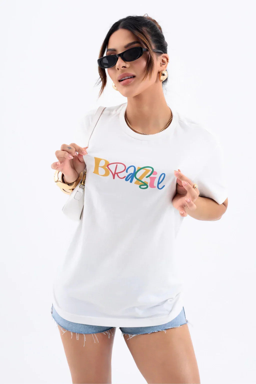 Camiseta Brasil Cores