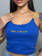 Cropped Alcinha Brasil