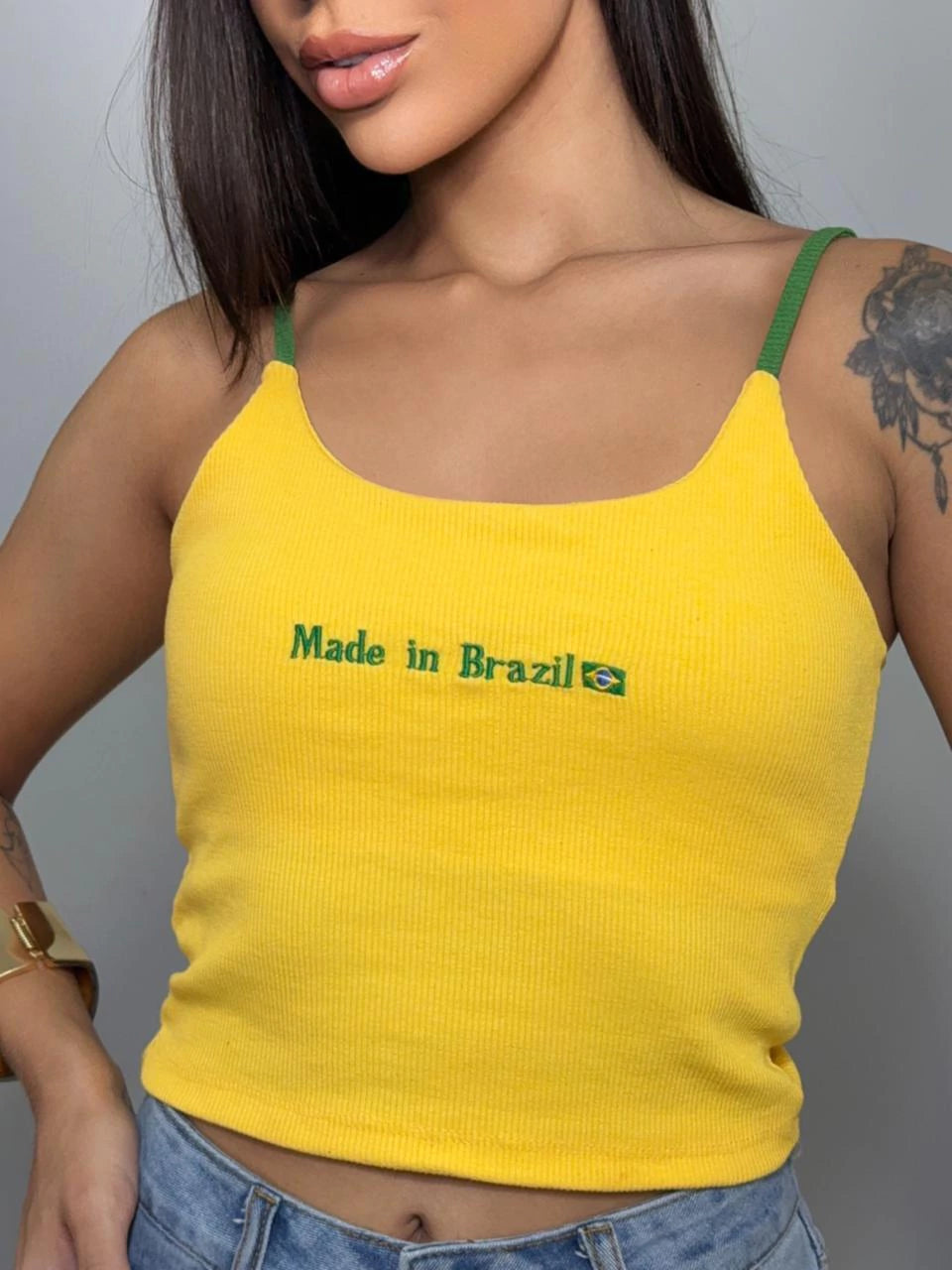 Cropped Alcinha Brasil