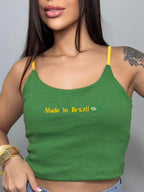 Cropped Alcinha Brasil