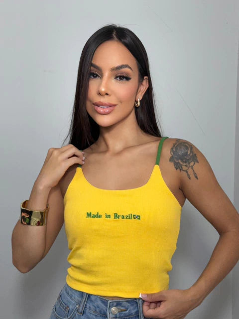 Cropped Alcinha Brasil